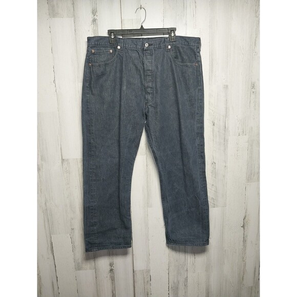 Levi's 501 Gray Size 42x30 (Actual 40x28) - Picture 1 of 8